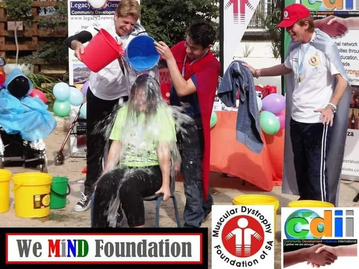 Ice Bucket Challenge fundraiser for Muscular Dystrophy Foundation of SA