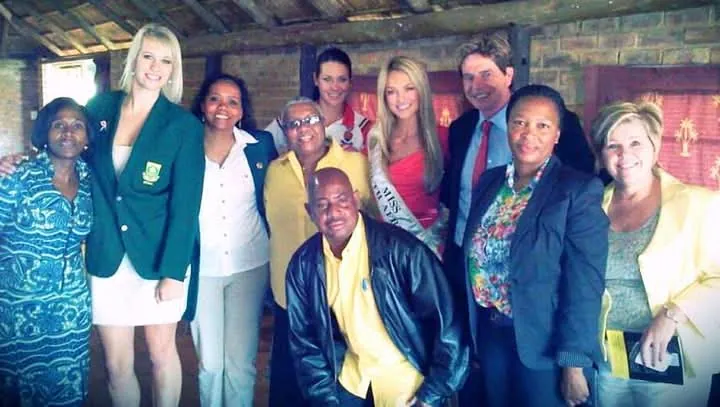 Miss South Africa joins a CDII community outreach visit